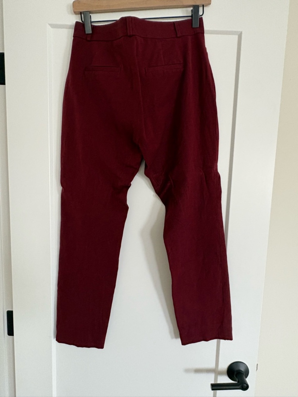 Banana Republic Women's Slim Ankle Pants in Burgundy - Picture 5 of 5